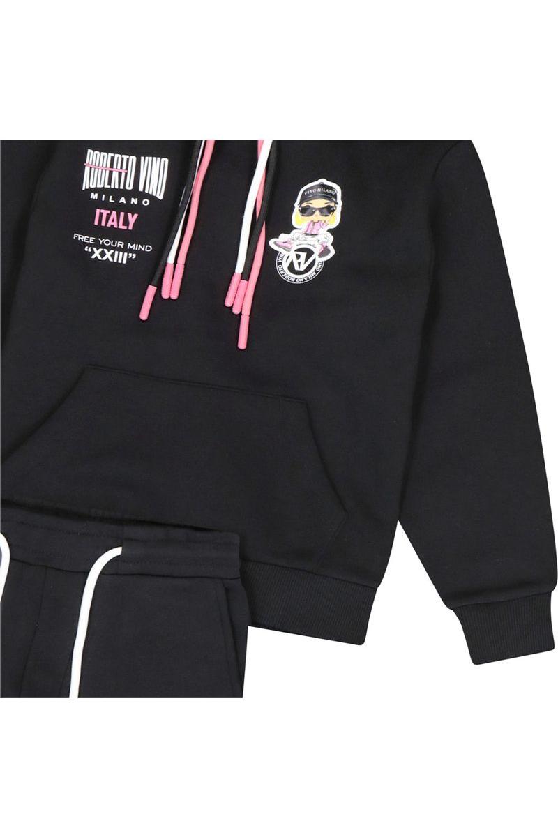 חליפת טרנינג ROBERTO VINO הדפס אחורי לילדות