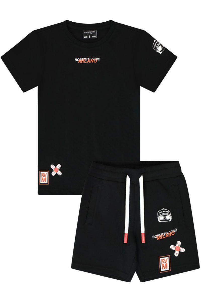 חליפת טריקו ROBERTO VINO הדפס אחורי לילדים