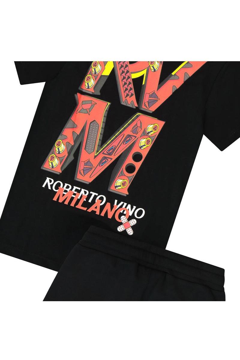 חליפת טריקו ROBERTO VINO הדפס אחורי לילדים