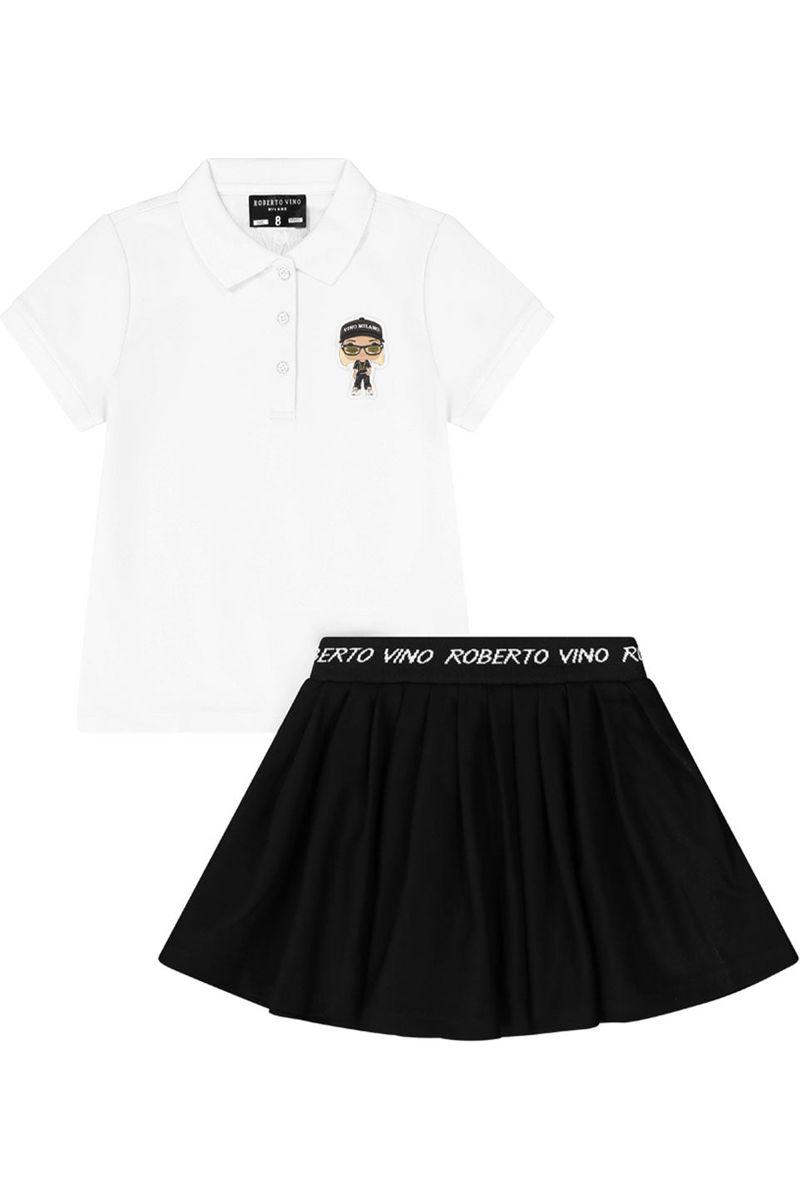 חליפת חצאית ROBERTO VINO אייקון ילדה לילדות