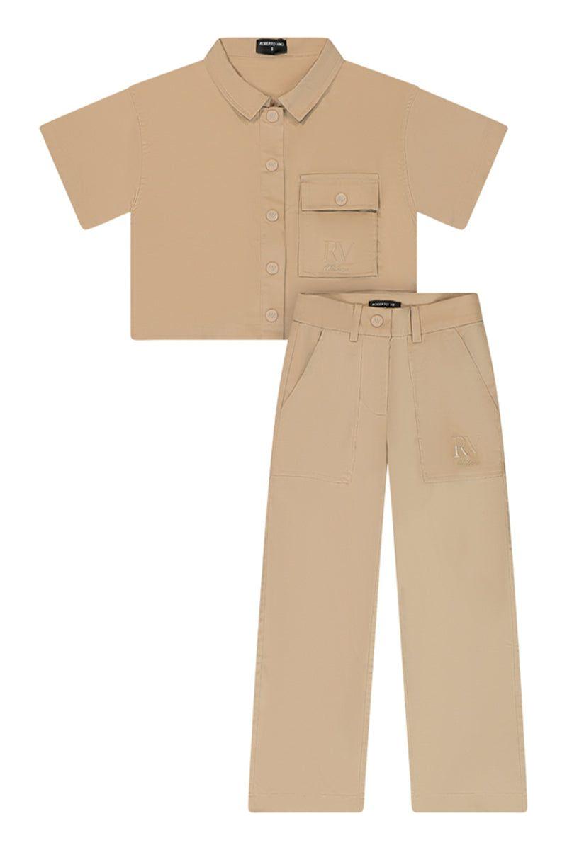 חליפת פרימיום ROBERTO VINO כיס בצד לילדות