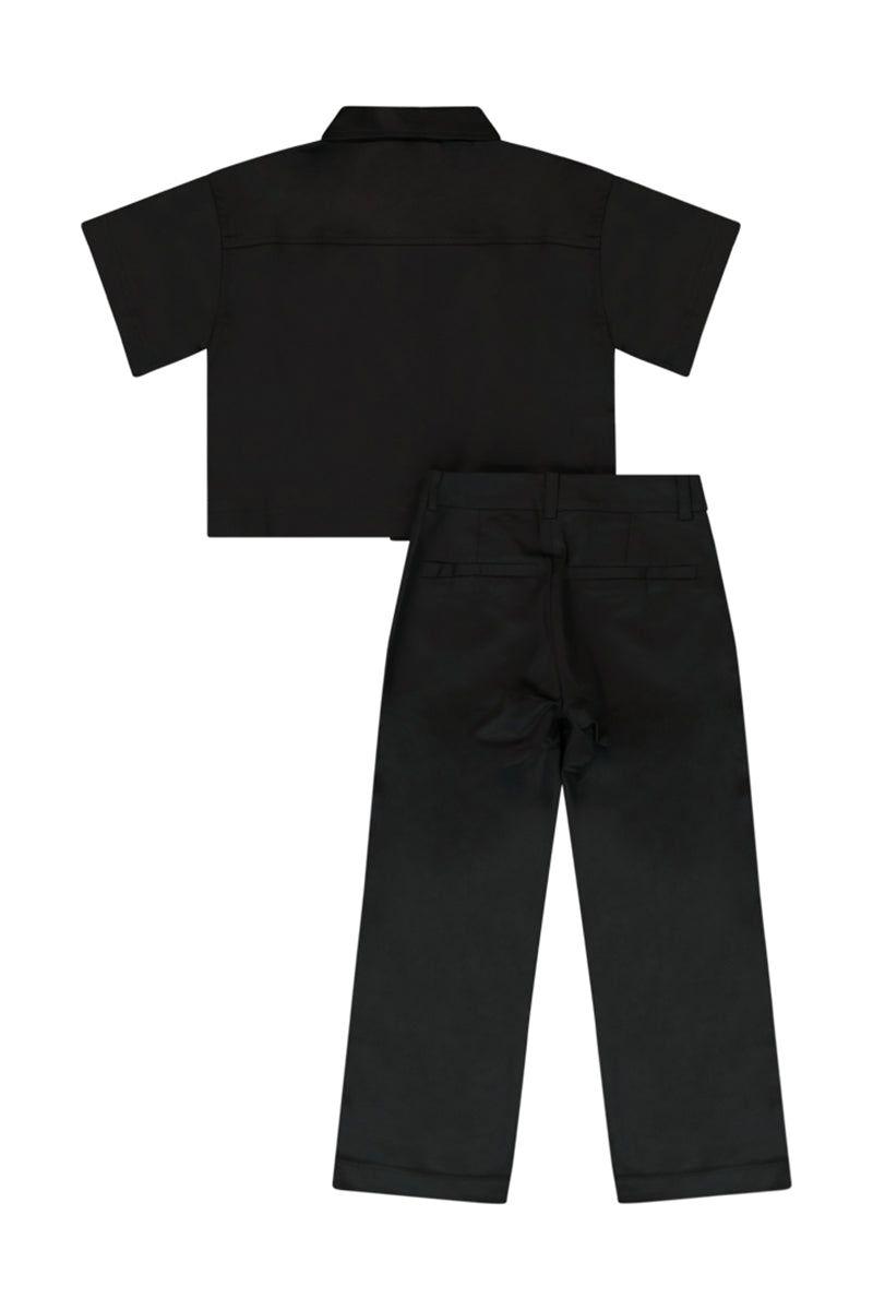 חליפת פרימיום ROBERTO VINO כיס בצד לילדות