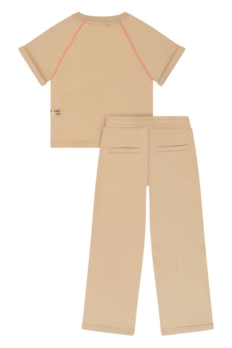 חליפת ROBERTO VINO לוגו מותג באמצע לילדות