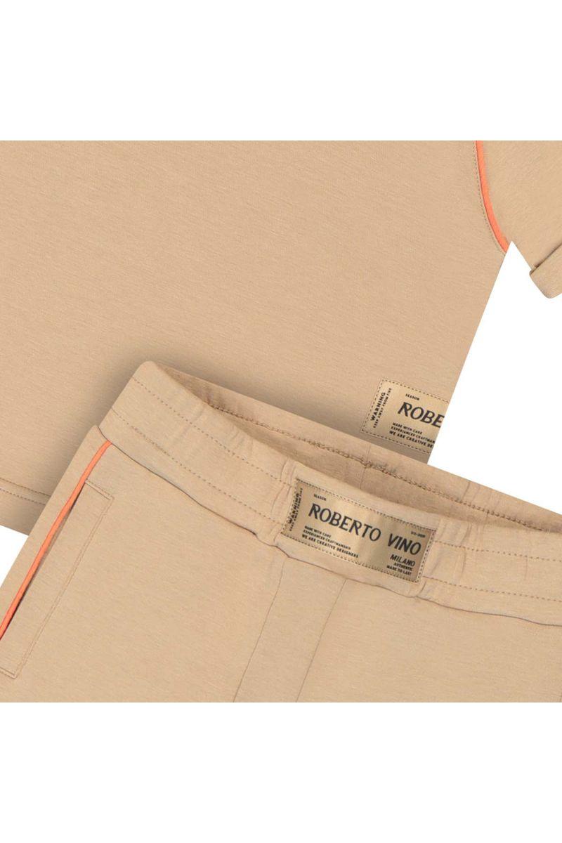 חליפת ROBERTO VINO לוגו מותג באמצע לילדות