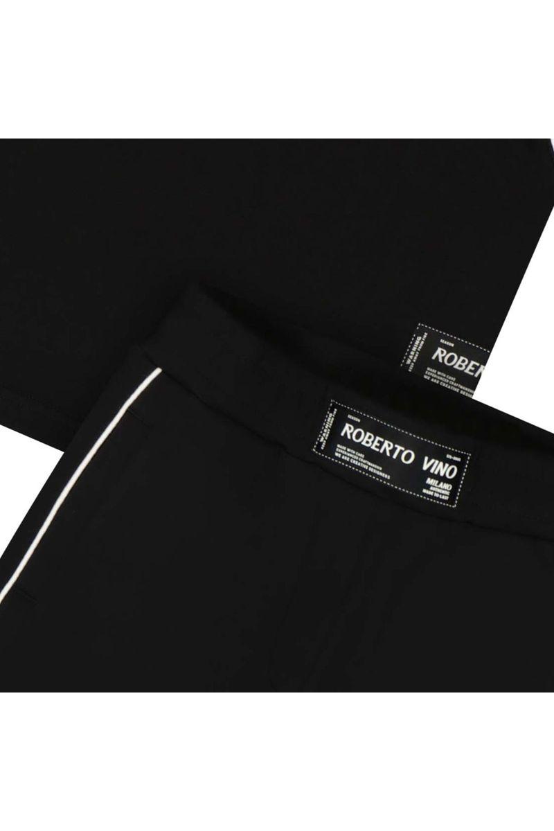 חליפת ROBERTO VINO לוגו מותג באמצע לילדות