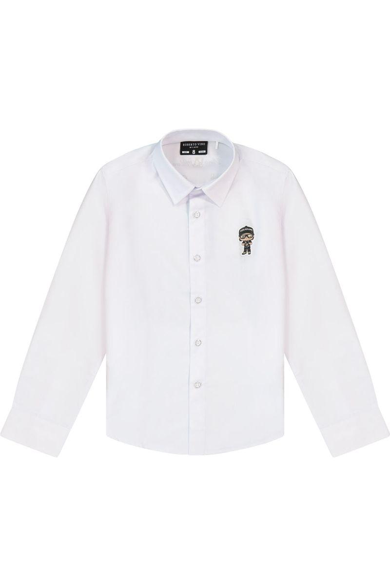 חולצה מכופתרת ROBERTO VINO אייקון ילד בצד לילדים