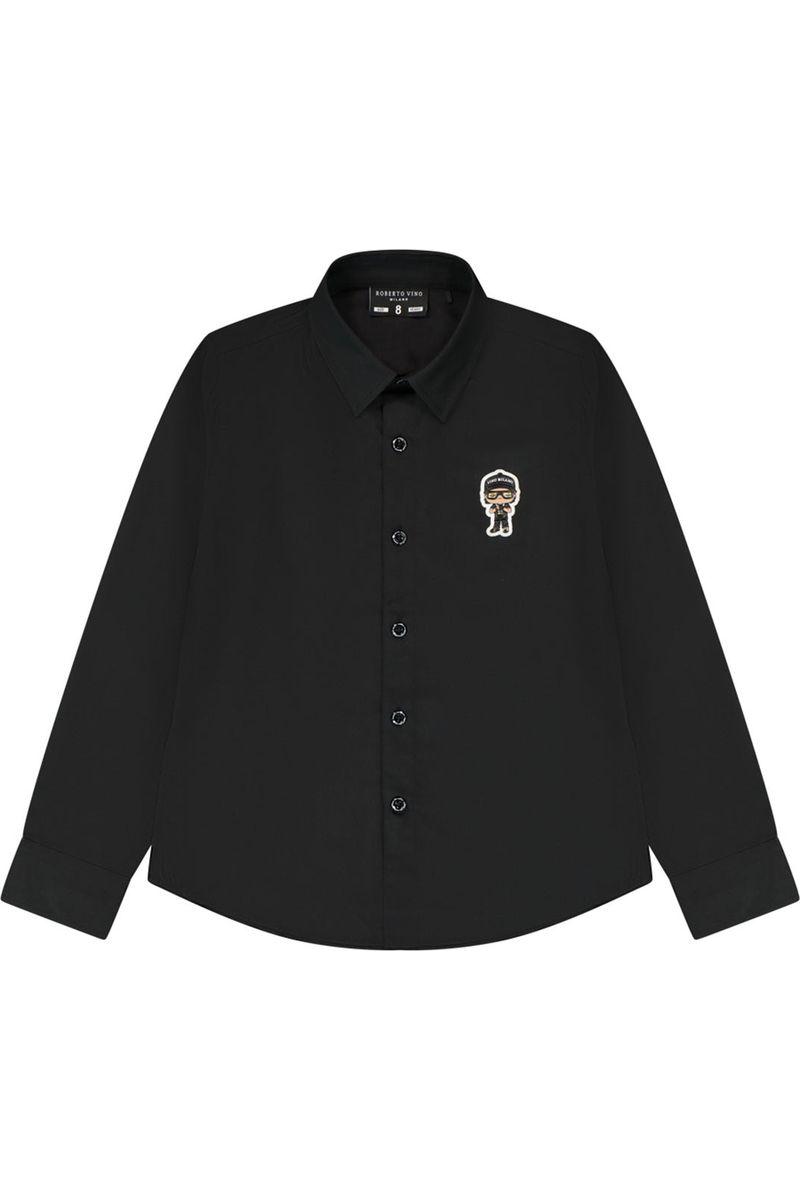 חולצה מכופתרת ROBERTO VINO אייקון ילד בצד לילדים