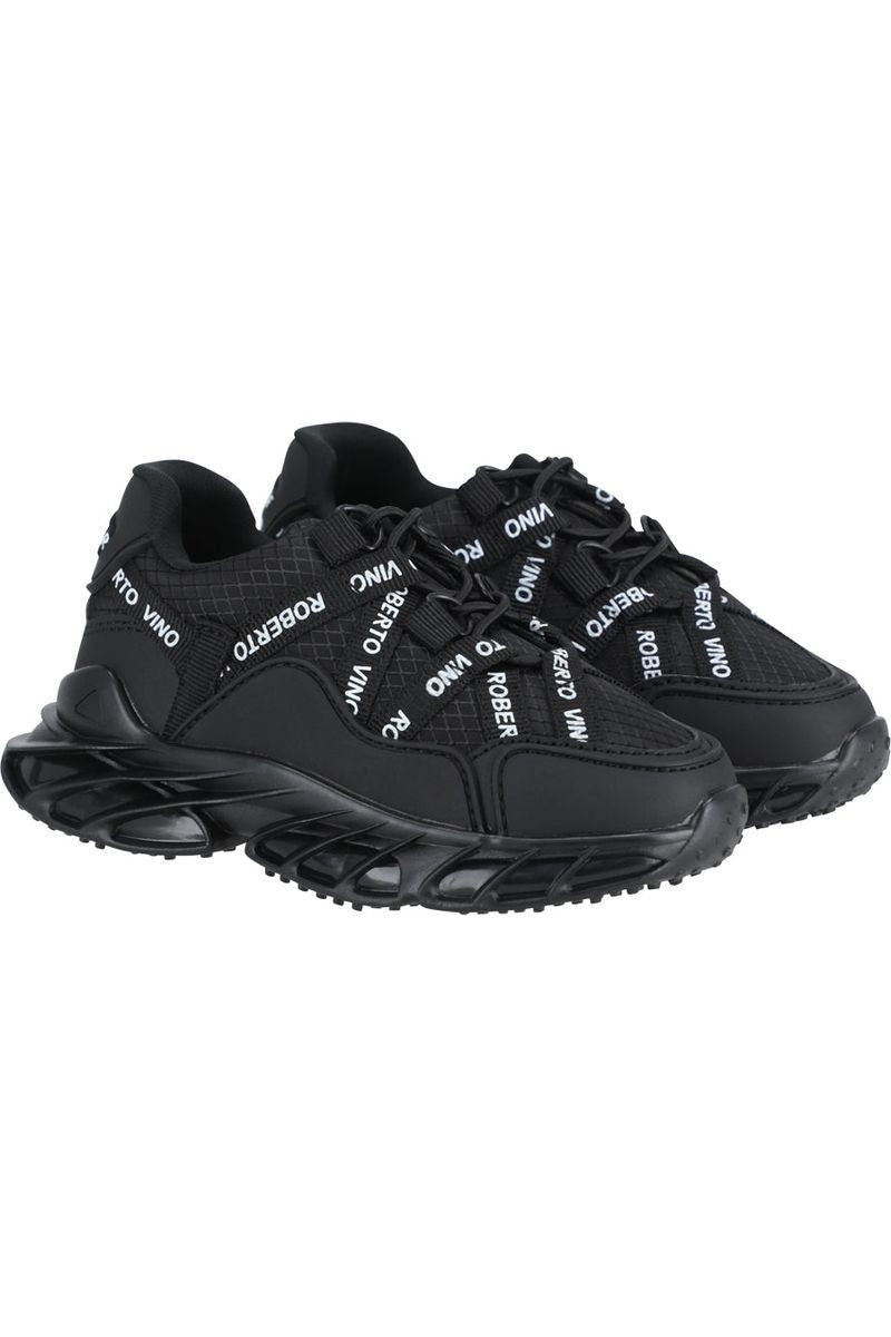נעלי ROBERTO VINO אופנתיות סוליה עבה לילדים Black / 21