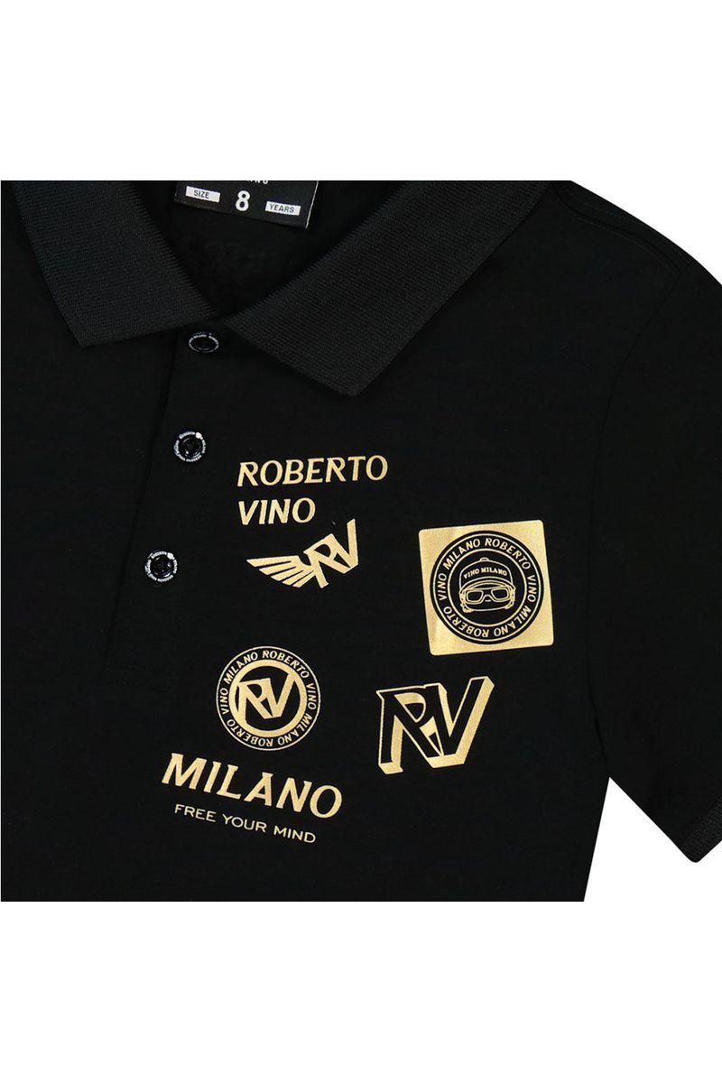 חולצת צווארון ROBERTO VINO FREE YOUR MIND לילדים