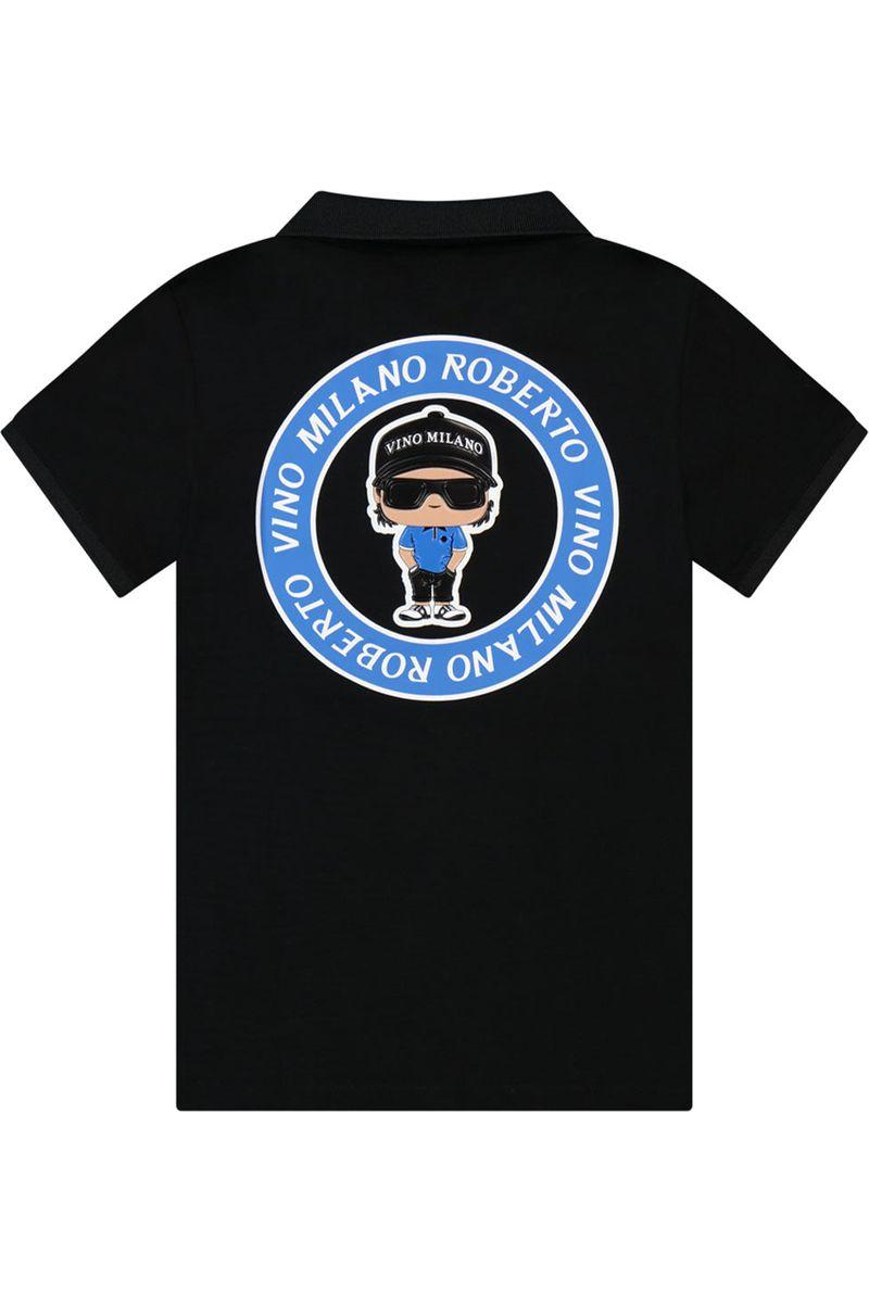 חולצת צווארון ROBERTO VINO לוגו עגול לילדים