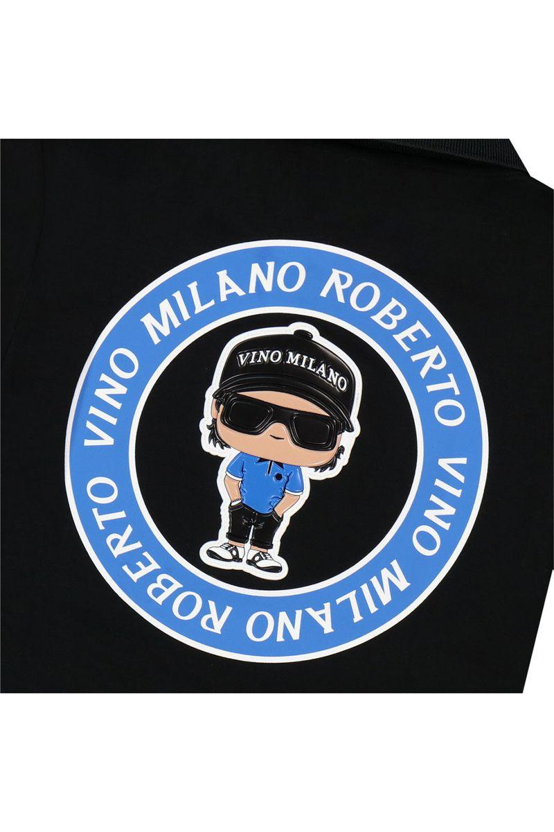 חולצת צווארון ROBERTO VINO לוגו עגול לילדים