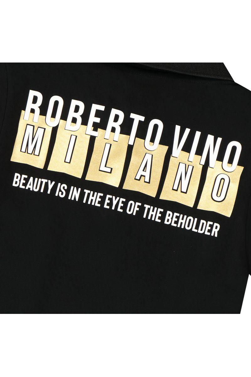 חולצת צווארון ROBERTO VINO מפתח רוכסן לילדים