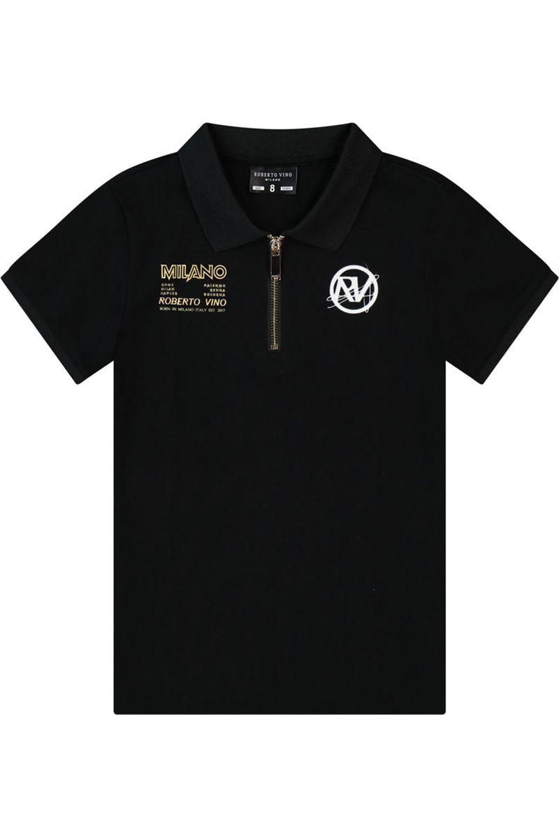 חולצת צווארון ROBERTO VINO BORN IN MILANO לילדים