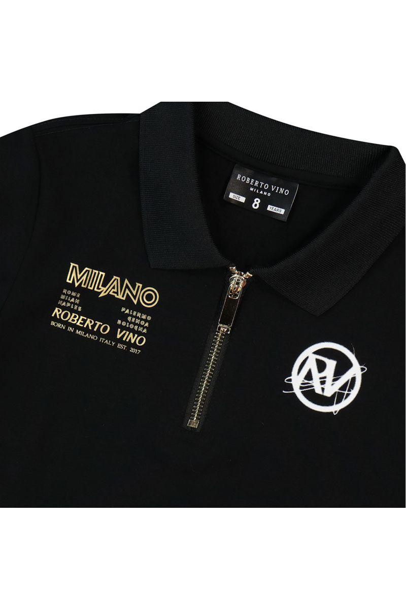 חולצת צווארון ROBERTO VINO BORN IN MILANO לילדים