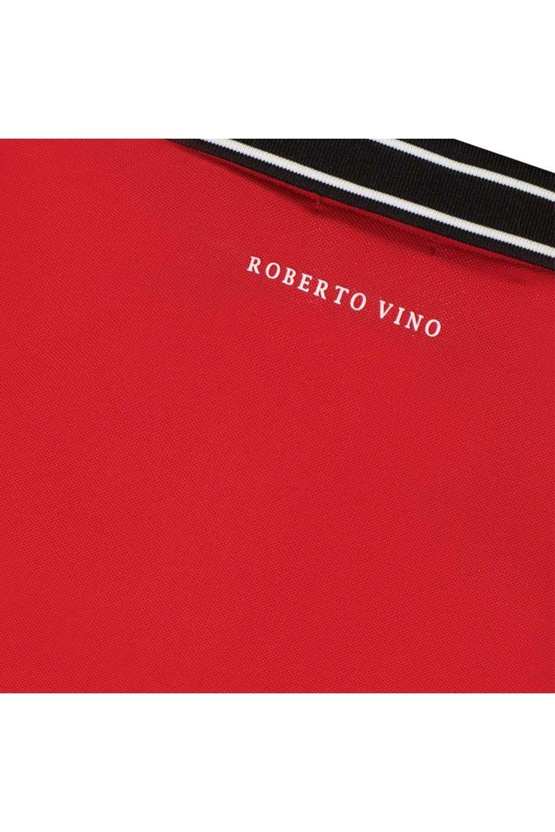 חולצת צווארון ROBERTO VINO אלגנטית  וצווארון מפוספס לילדים