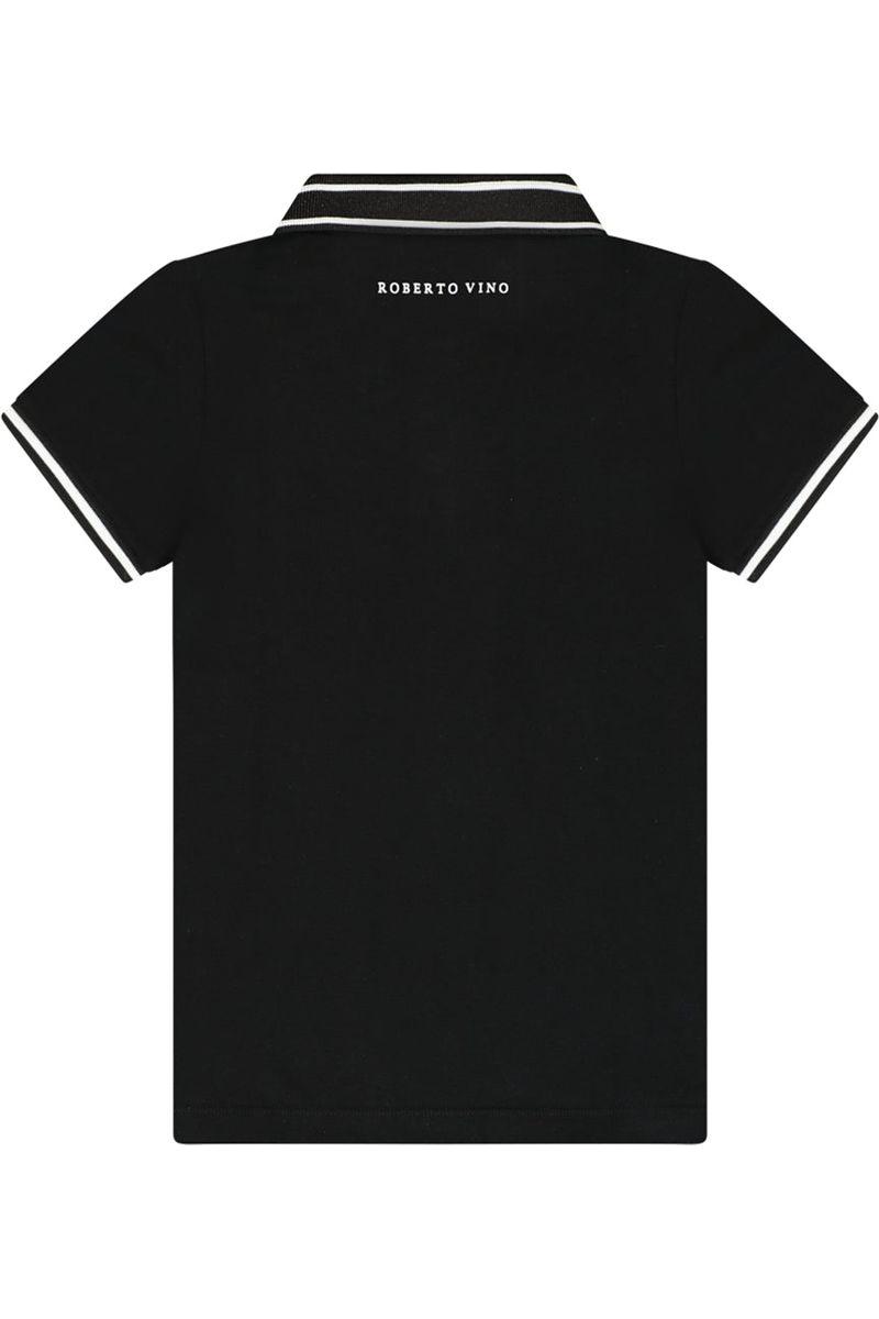 חולצת צווארון ROBERTO VINO אלגנטית  וצווארון מפוספס לילדים