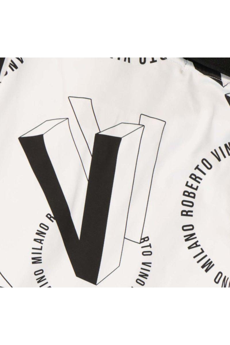 חולצת צווארון ROBERTO VINO SIGNATURE בעיצוב גרפי לילדים