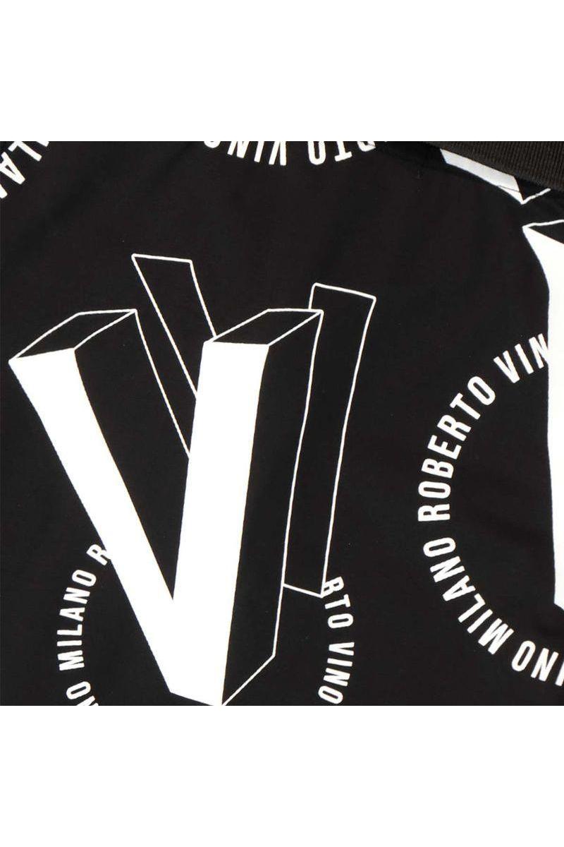 חולצת צווארון ROBERTO VINO SIGNATURE בעיצוב גרפי לילדים