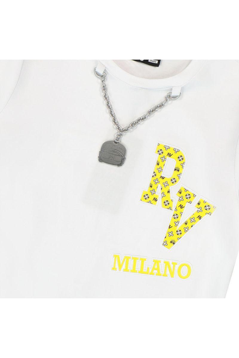 חולצת טי שרט ROBERTO VINO מעוטרת תליון לילדים