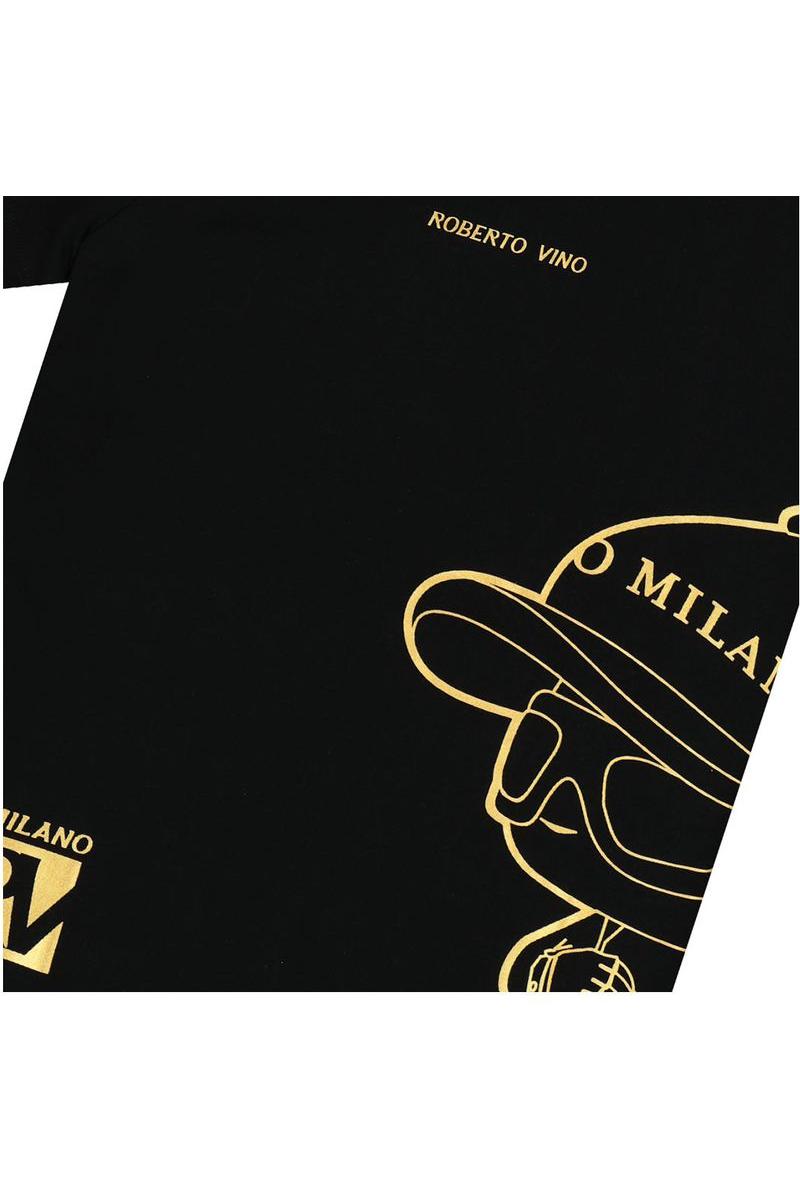 חולצת טי שרט ROBERTO VINO הדפס ילד לילדים