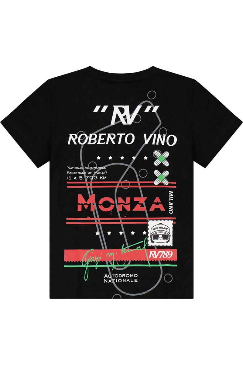 חולצת טי שרט ROBERTO VINO כיתוב אחורי לילדים