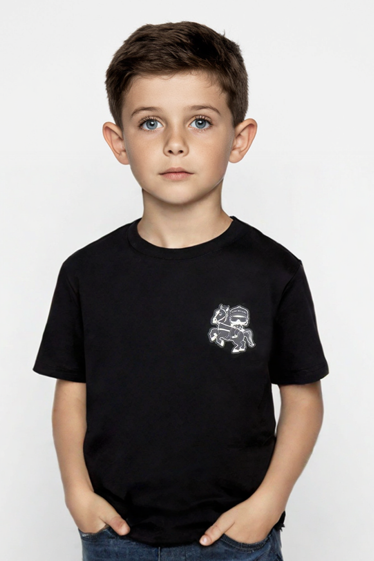 חולצת טישירט ROBERTO VINO SIGNATURE הדפס אחורי לילדים