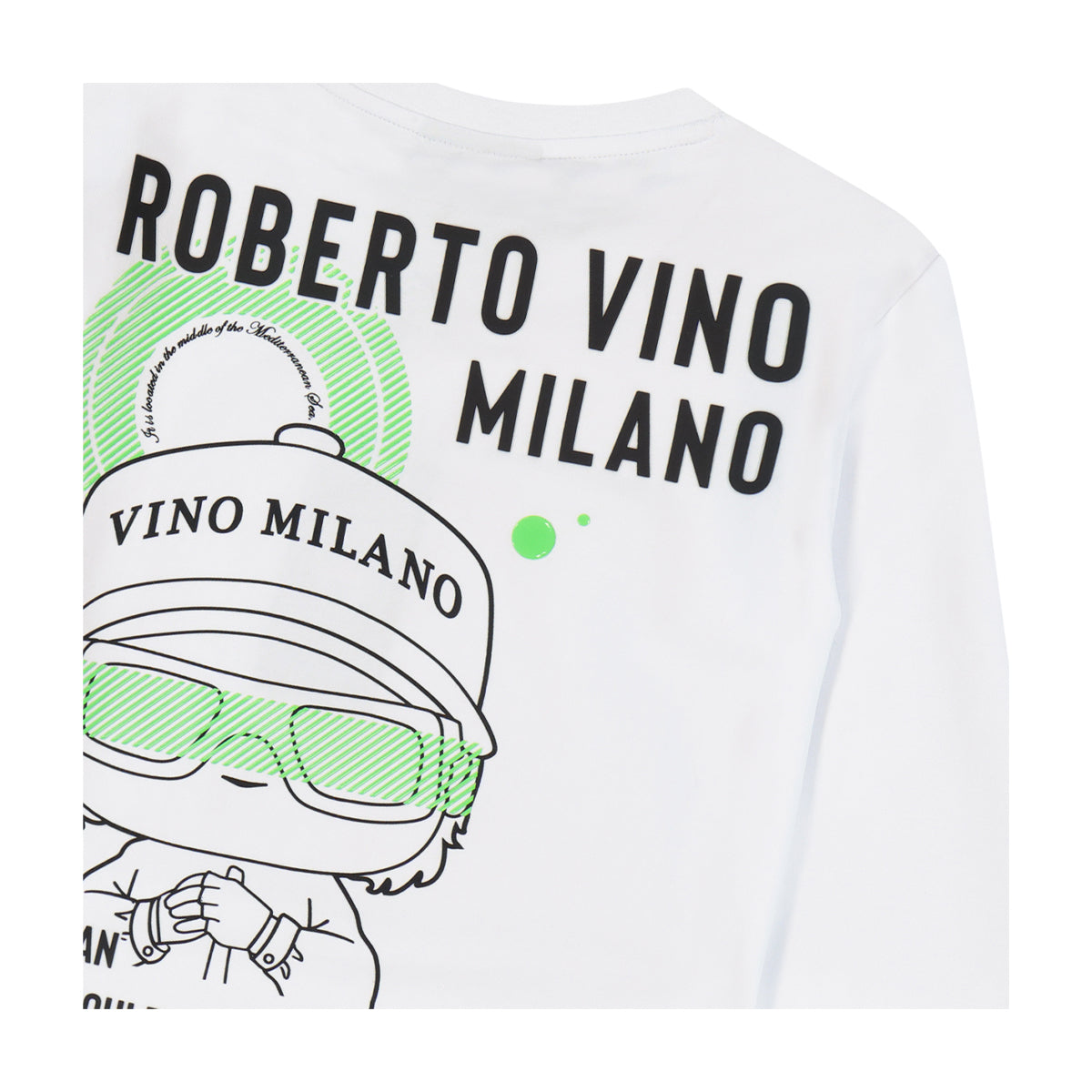 חולצת טי שרט ROBERTO VINO MILANO ארוכה לילדים