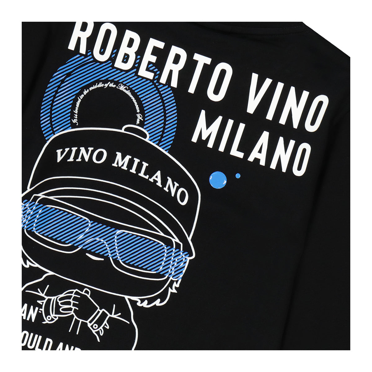 חולצת טי שרט ROBERTO VINO MILANO ארוכה לילדים