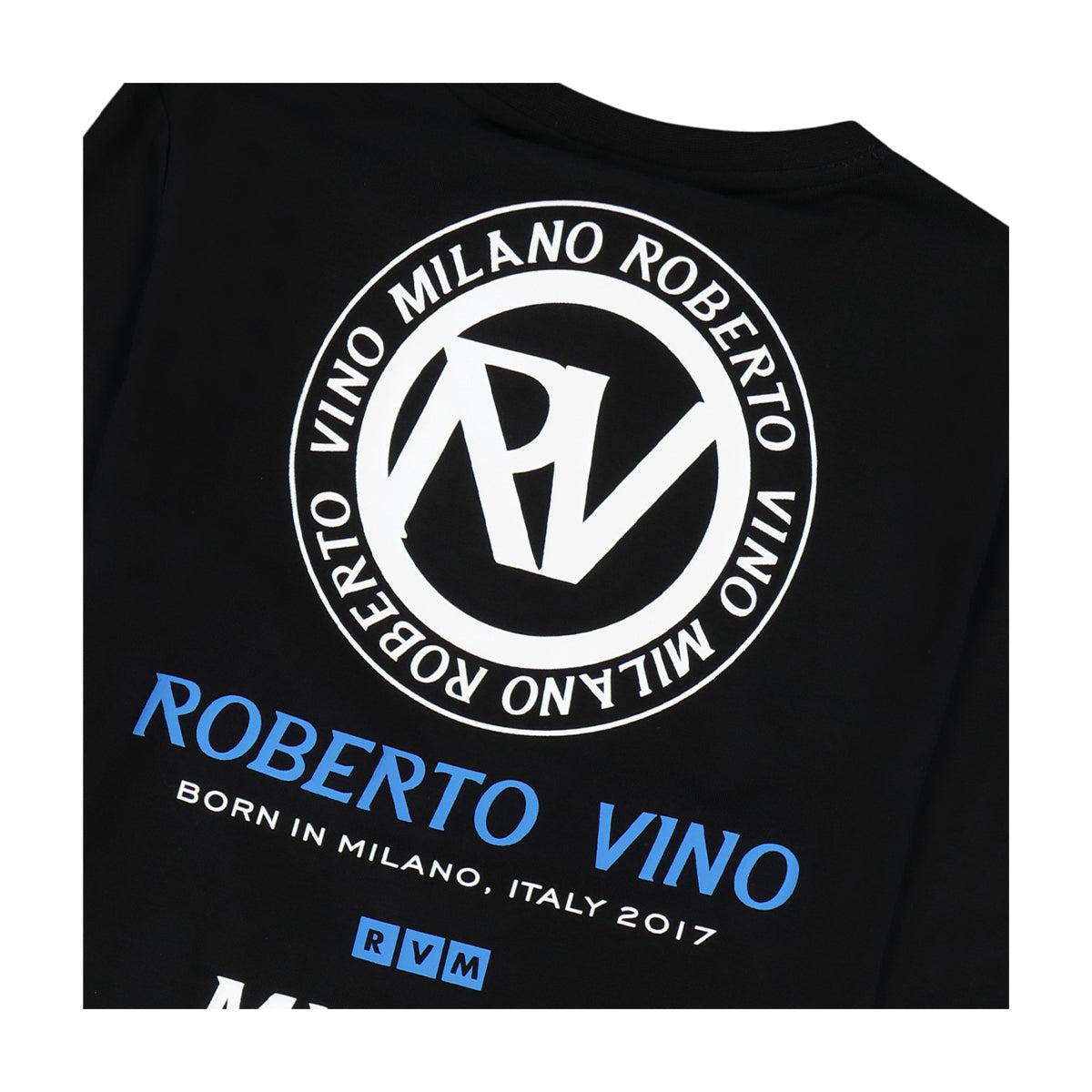 חולצת טי שרט ROBERTO VINO ארוכה לוגו אחורי לילדים