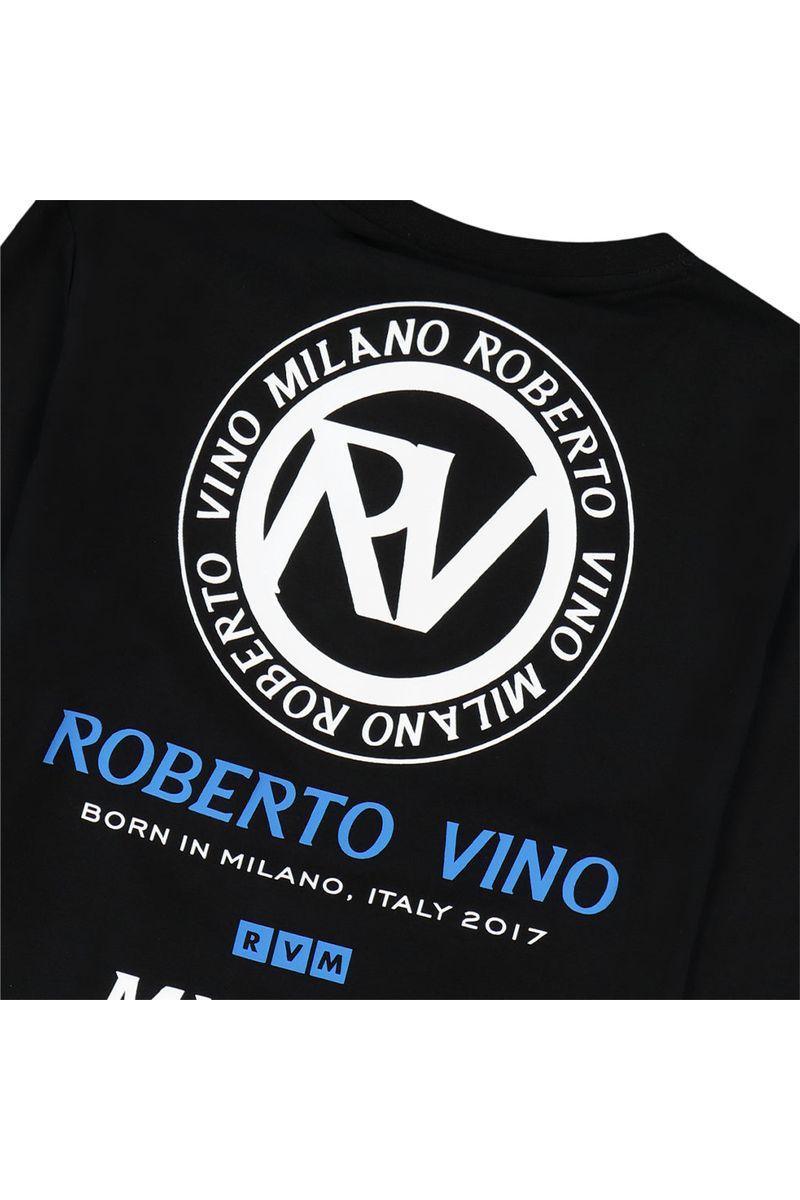 חולצת טי שרט ROBERTO VINO ארוכה לוגו אחורי לילדים