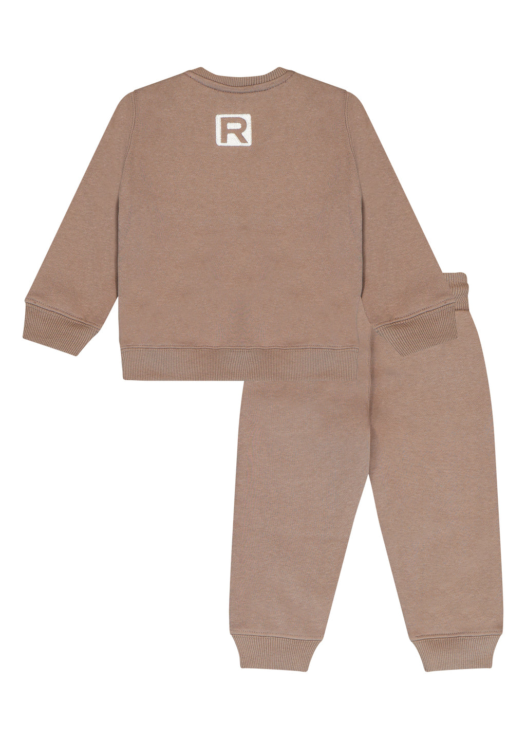 חליפת טרנינג REPLAY לוגו מותג באמצע לתינוקות BROWN / 3-6M