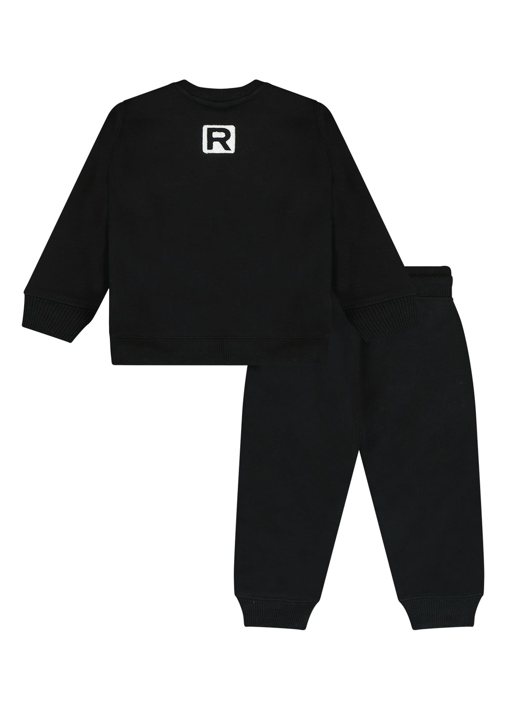 חליפת טרנינג REPLAY לוגו מותג באמצע לתינוקות BLACK / 3-6M