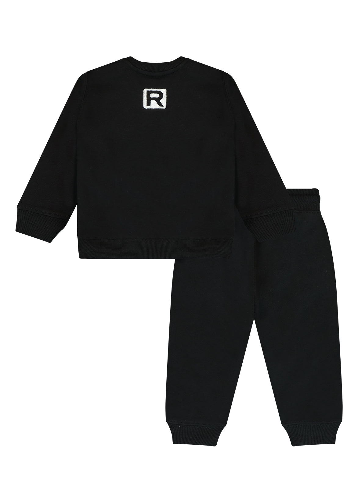 חליפת טרנינג REPLAY לוגו מותג באמצע לתינוקות BLACK / 3-6M