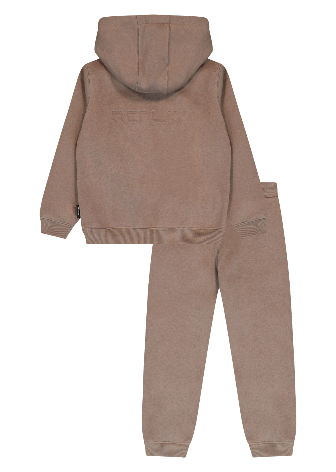 חליפת טרנינג REPLAY קפוצ'ון לילדים BROWN / 4Y