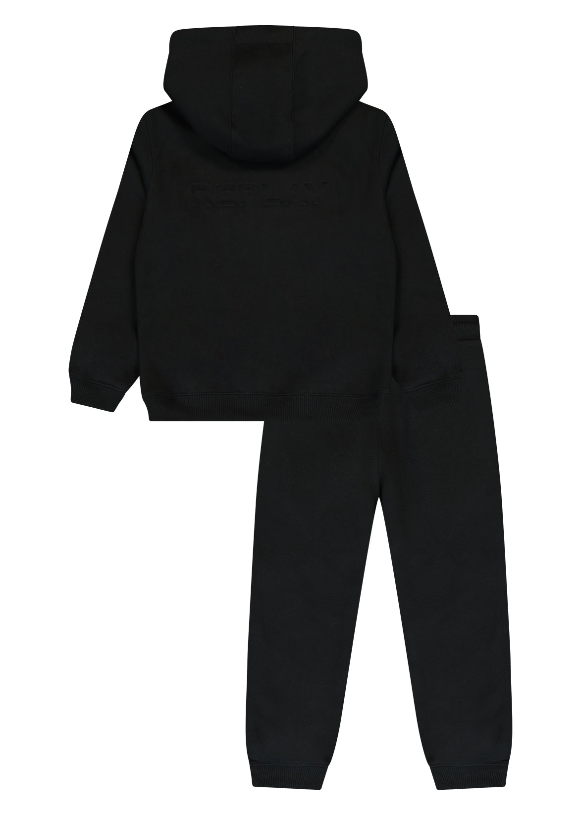 חליפת טרנינג REPLAY קפוצ'ון לילדים BLACK / 4Y