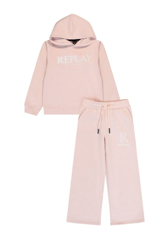 חליפת טרנינג REPLAY מכנס מתרחב לילדות Pink / 2Y