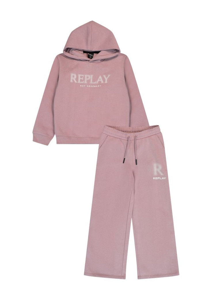 חליפת טרנינג REPLAY מכנס מתרחב לילדות PURPLE / 2Y