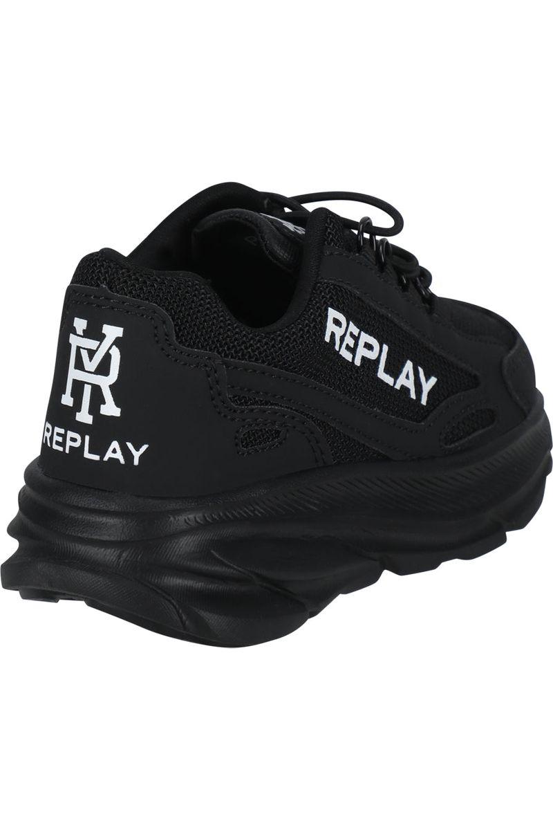נעלי REPLAY הדפס לוגו מותג בצד לילדים Black / 21