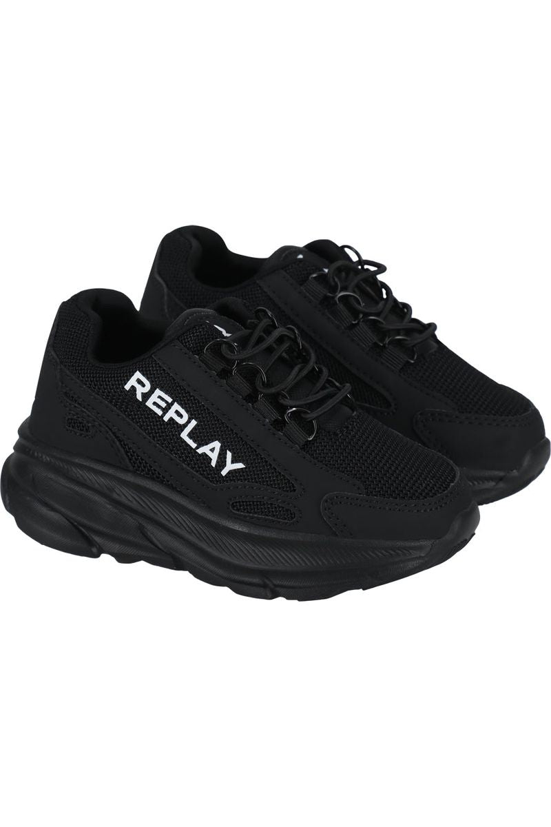 נעלי REPLAY הדפס לוגו מותג בצד לילדים