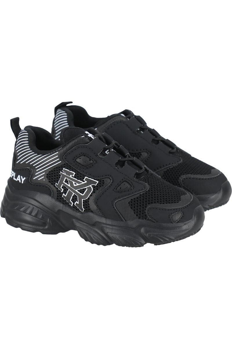 נעלי REPLAY לוגו RY בצד לילדים Black / 21