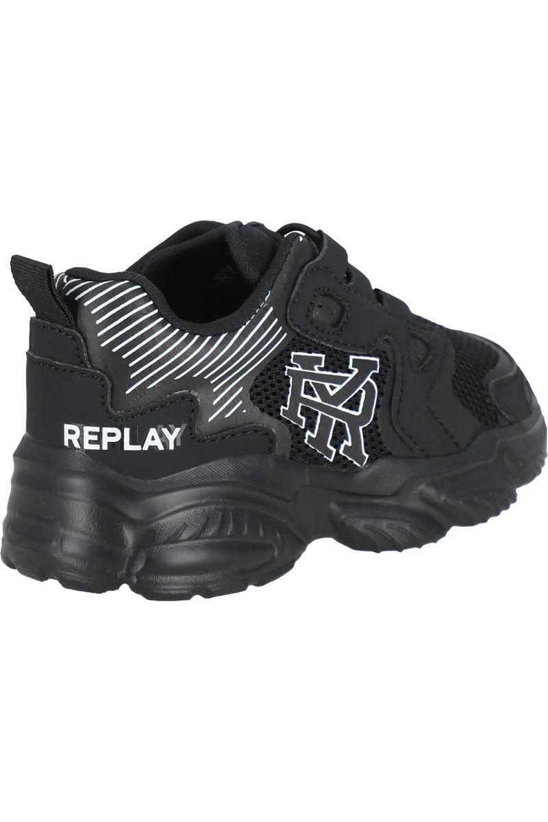 נעלי REPLAY לוגו RY בצד לילדים Black / 21