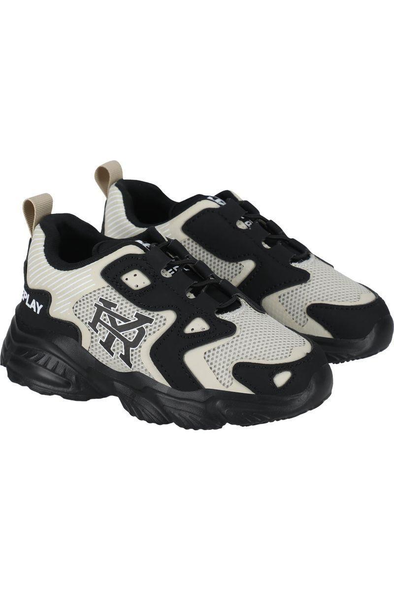 נעלי REPLAY לוגו RY בצד לילדים Black / 21