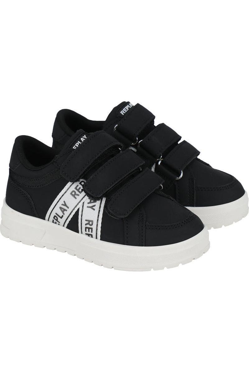 נעלי סניקרס REPLAY סגירת סקוץ' יוניסקס Black / 21