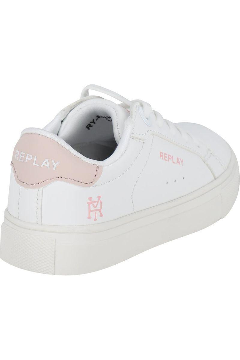 נעלי סניקרס REPLAY לוגו מותג בצד לילדות White / 21