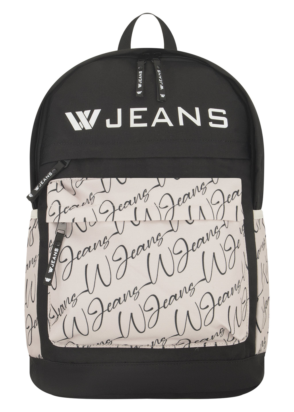 תיק גב W JEANS פרטי צבע קונטרסטיים ורוכסנים בגוון משלים לילדים Multi / OS