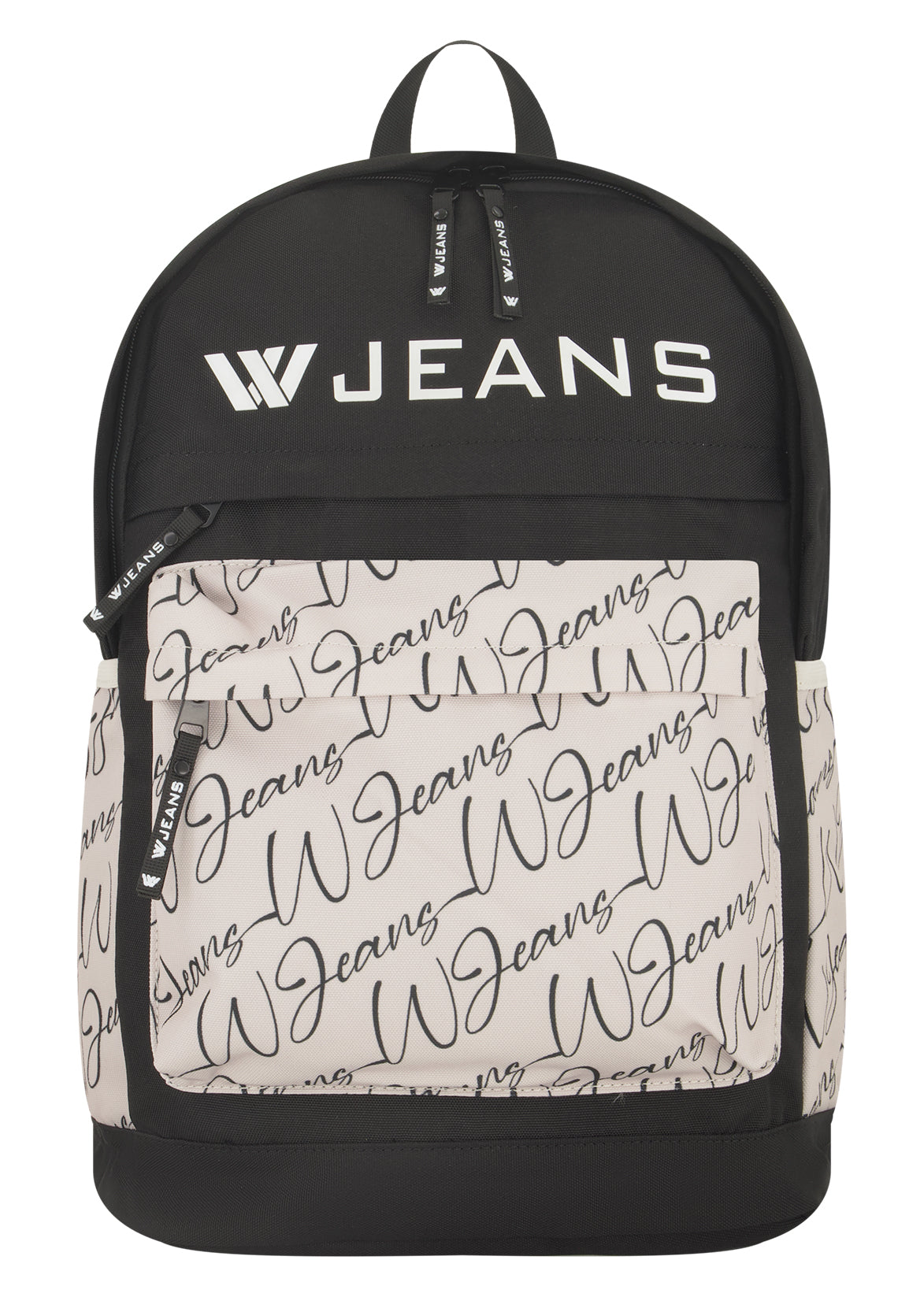 תיק גב W JEANS פרטי צבע קונטרסטיים ורוכסנים בגוון משלים לילדים Multi / OS