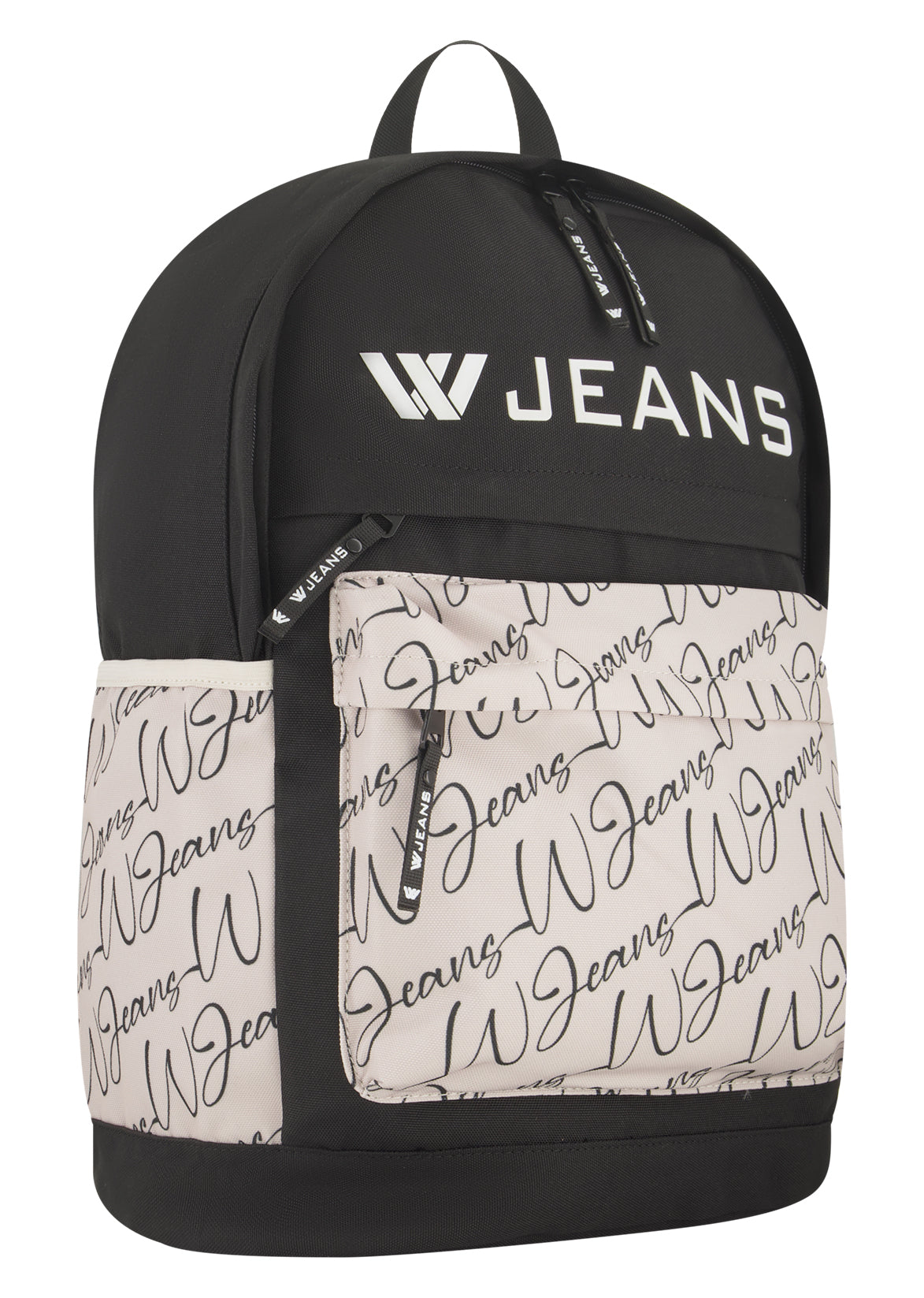 תיק גב W JEANS פרטי צבע קונטרסטיים ורוכסנים בגוון משלים לילדים Multi / OS