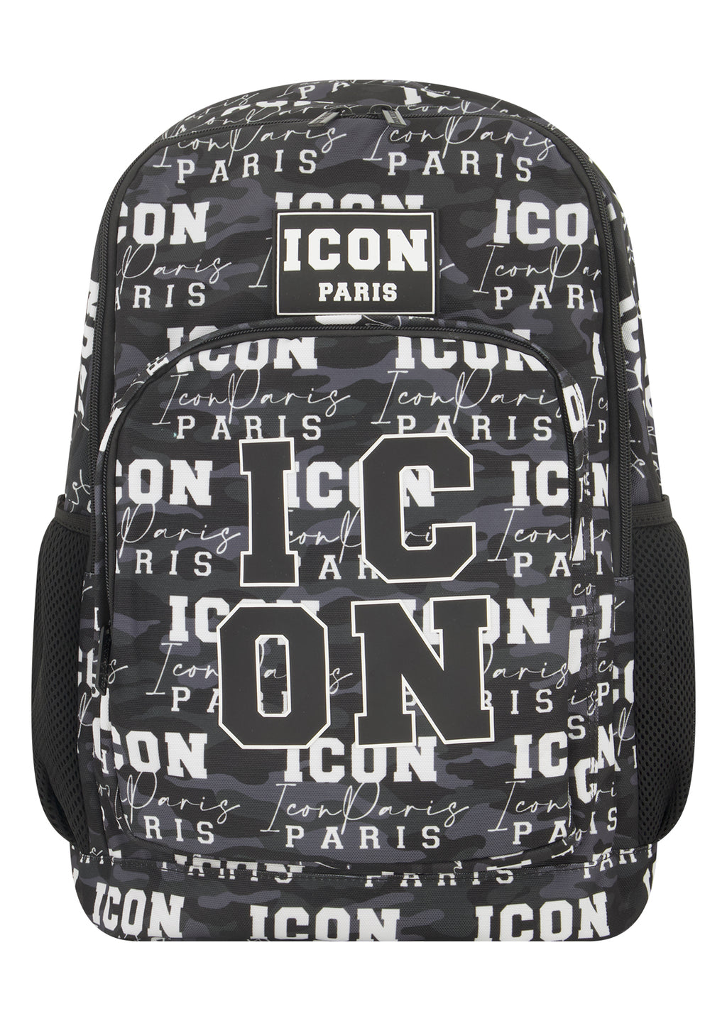 תיק גב ICON PARIS כיסי צד שימושיים וכתפיות מרופדות לילדים BLACK / OS
