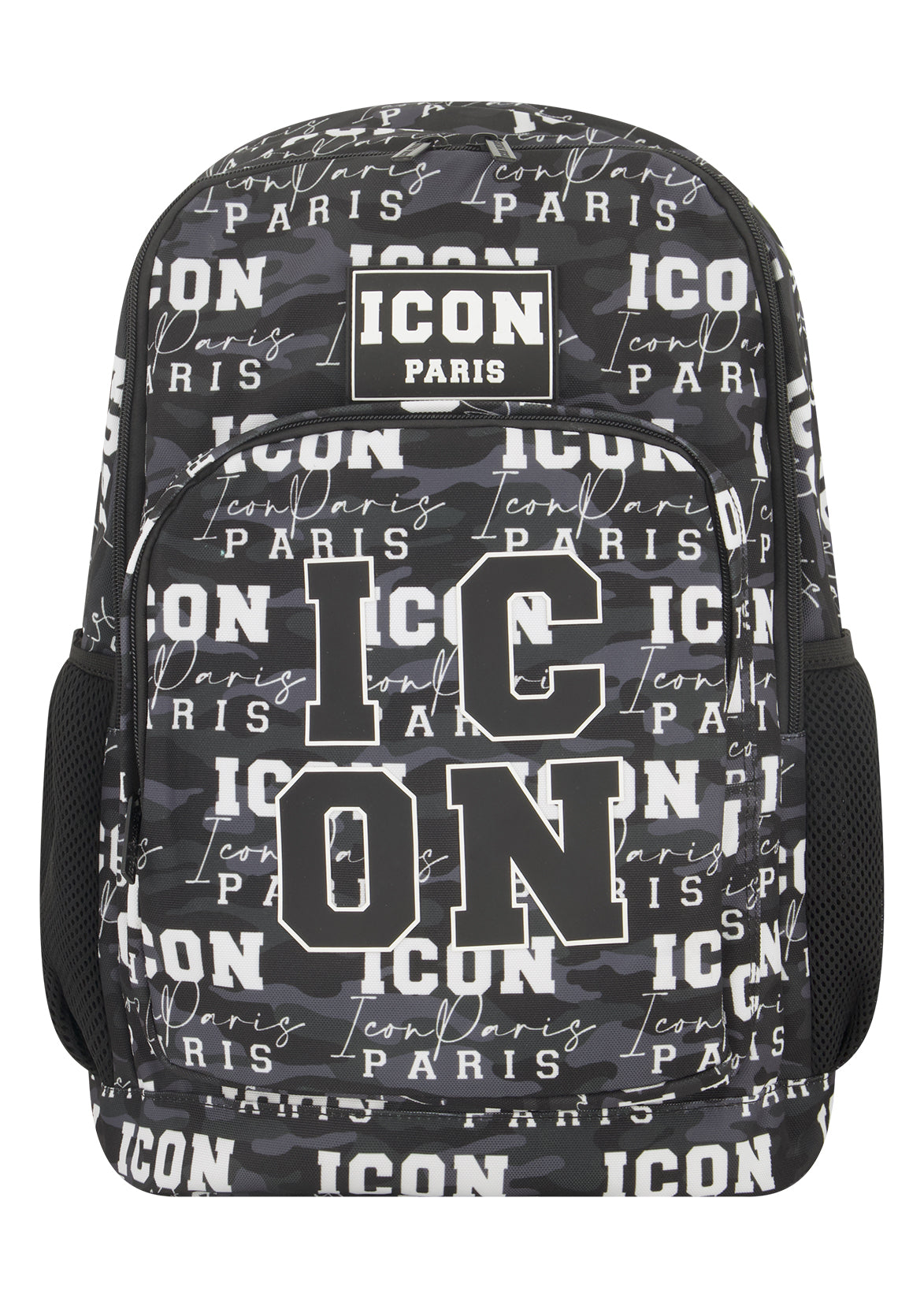 תיק גב ICON PARIS כיסי צד שימושיים וכתפיות מרופדות לילדים BLACK / OS