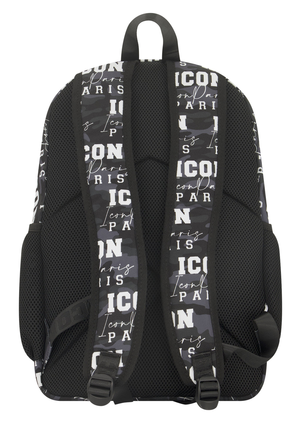 תיק גב ICON PARIS כיסי צד שימושיים וכתפיות מרופדות לילדים BLACK / OS